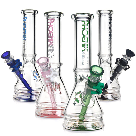 Phoenix Star 10” Straight Beaker Bong