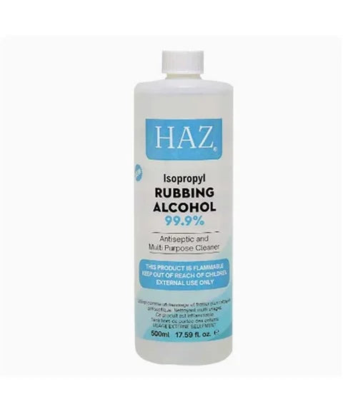 HAZ 99.9% Isopropyl Rubbing Alcohol | 500ml