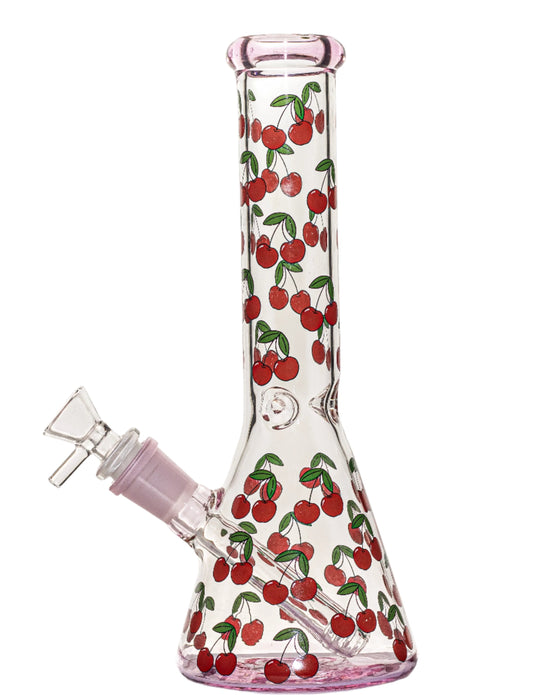 Cherry Beaker Bong | 10 inch